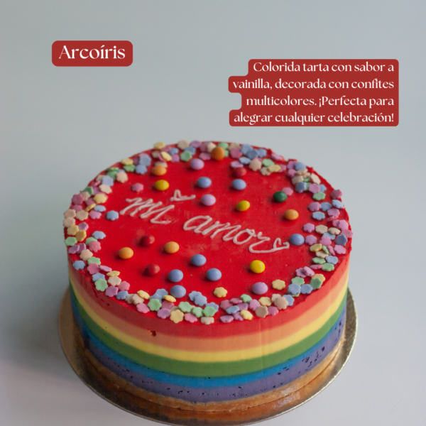 Cheescake vegan arcoiris